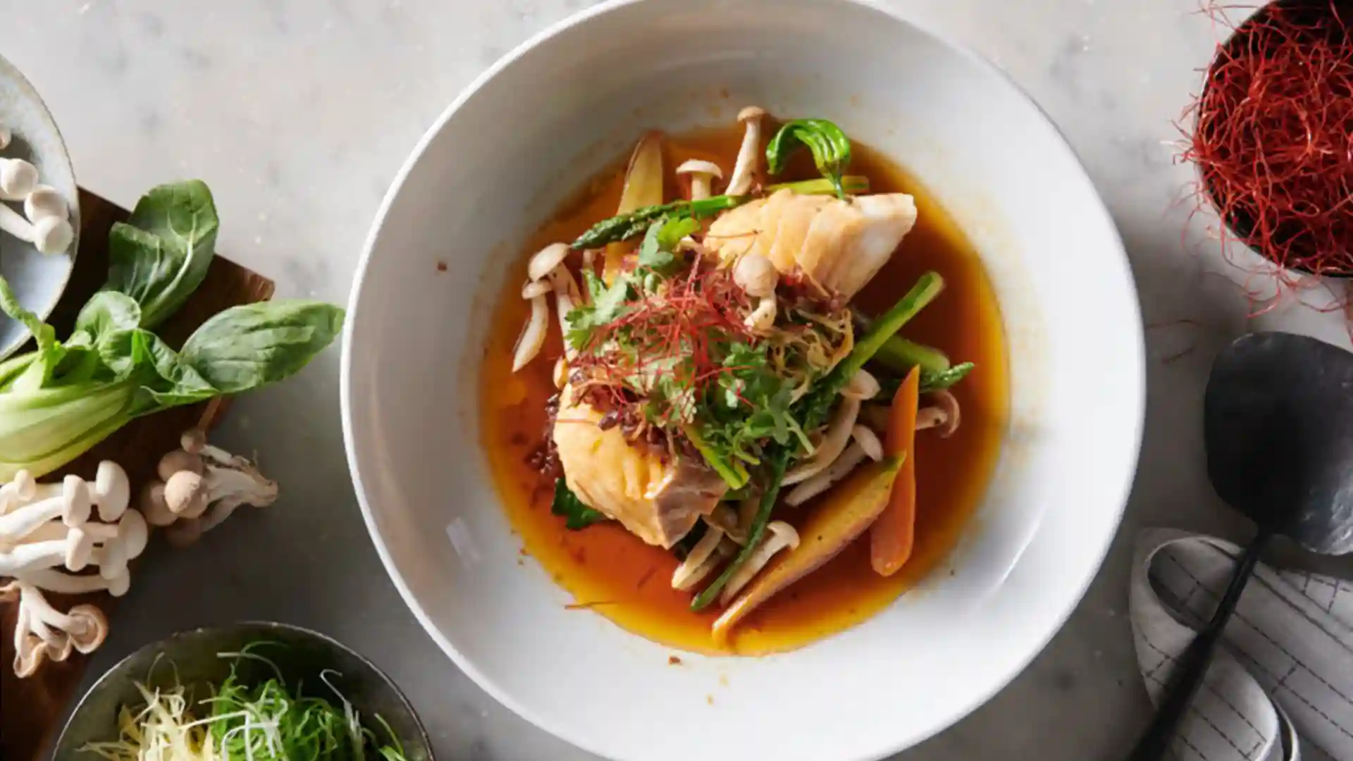 Relish Our Halibut XO Recipe by Chef Morimoto